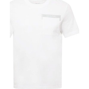 Tričko Calvin Klein šedá / bílá