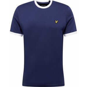 Tričko 'Ringer' Lyle & Scott námořnická modř / žlutá / černá / bílá