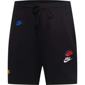 Kalhoty Nike Sportswear nebeská modř / zlatě žlutá / červená / černá / bílá