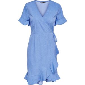 Letní šaty 'Olivia' Only nebeská modř / bílá