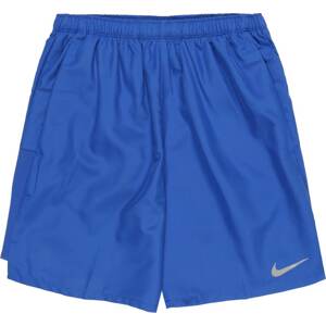 Sportovní kalhoty 'Challenger' Nike královská modrá / stříbrně šedá