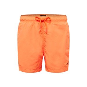 Plavecké šortky Superdry oranžová / černá