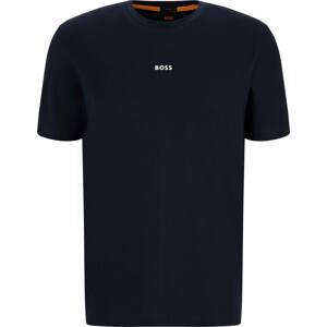Tričko 'Chup' Boss Orange námořnická modř / jasně oranžová / bílá
