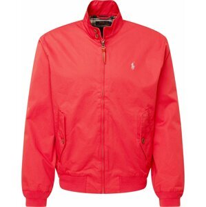 Přechodná bunda Polo Ralph Lauren červená / bílá