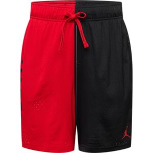 Sportovní kalhoty Jordan ohnivá červená / černá
