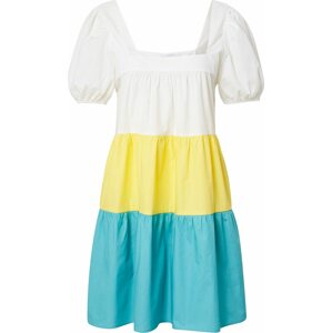Letní šaty 'Vestido' Compania Fantastica světlemodrá / žlutá / bílá