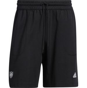 Sportovní kalhoty 'Donovan Mitchell' ADIDAS SPORTSWEAR černá / bílá