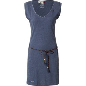 Letní šaty 'Slavka' Ragwear marine modrá / světle hnědá / černá
