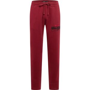 Kalhoty Hollister červená / černá