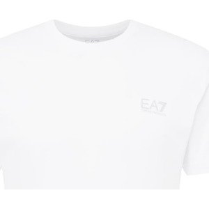Tričko EA7 Emporio Armani šedá / bílá