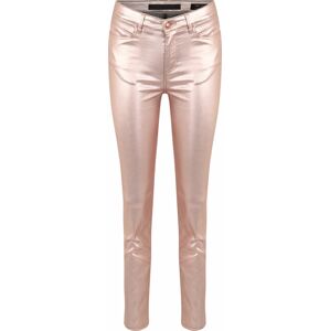 Kalhoty Guess růžově zlatá