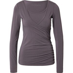 Funkční tričko 'Flow' CURARE Yogawear tmavě šedá