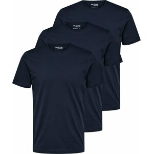 Tričko 'AXEL' Selected Homme námořnická modř