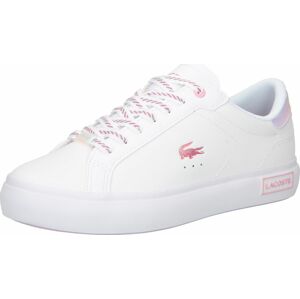 Tenisky 'Powercourt' Lacoste světle růžová / bílá