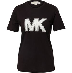 Tričko MICHAEL Michael Kors černá / bílá