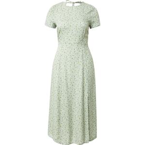 Letní šaty 24COLOURS kari / zelená / pastelově zelená / bílá