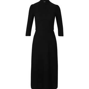 Úpletové šaty Dorothy Perkins Petite černá