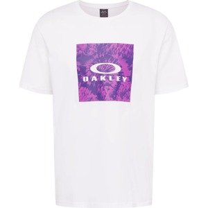 Funkční tričko 'WANDERLUST' Oakley svítivě fialová / tmavě fialová / bílá
