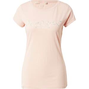 Tričko Ragwear petrolejová / pastelově růžová / bílá