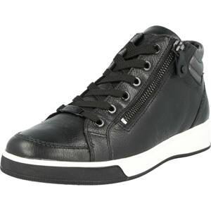 Šněrovací boty 'ROM' Ara šedá / černá