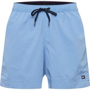 Plavecké šortky Tommy Hilfiger Underwear marine modrá / světlemodrá / červená / bílá
