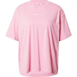 Tričko Champion Authentic Athletic Apparel světle růžová / červená / bílá