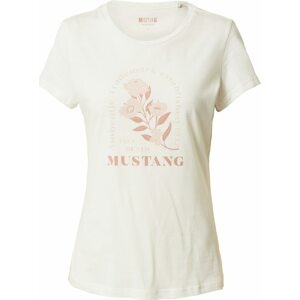 Tričko mustang starorůžová / pastelově růžová / bílá