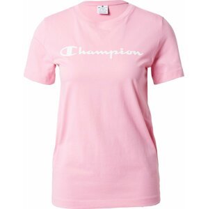 Tričko Champion Authentic Athletic Apparel pink / bílá