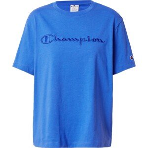 Tričko Champion Authentic Athletic Apparel modrá / námořnická modř / červená / bílá