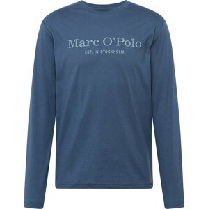 Tričko Marc O'Polo marine modrá / bílý melír