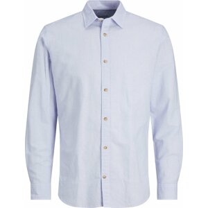 Košile jack & jones kouřově modrá / offwhite