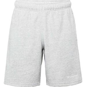 Kalhoty Champion Authentic Athletic Apparel šedý melír / bílá