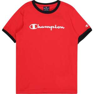 Tričko 'Ringer' Champion Authentic Athletic Apparel červená / černá / bílá