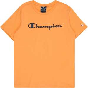 Tričko Champion Authentic Athletic Apparel oranžová / černá