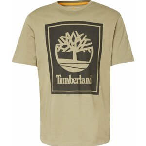 Tričko Timberland khaki / černá