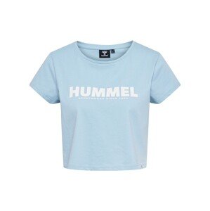 Funkční tričko Hummel nebeská modř / bílá