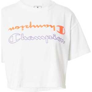Funkční tričko Champion Authentic Athletic Apparel fialová / oranžová / bílá