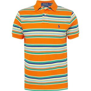 Tričko Polo Ralph Lauren modrá / světlemodrá / zelená / oranžová