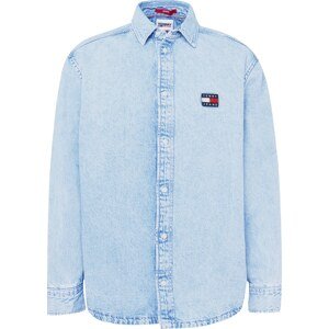 Košile Tommy Jeans námořnická modř / modrá džínovina / červená / bílá
