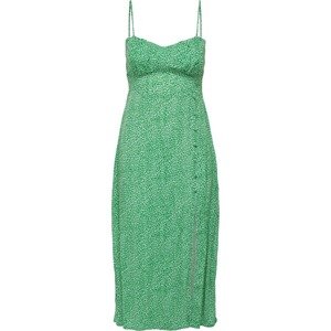Letní šaty 'Leonora' Only zelená / bílá
