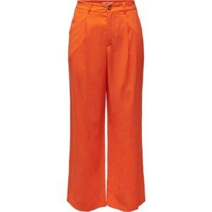 Kalhoty se sklady v pase 'Aris' Only oranžová