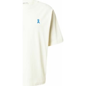 Tričko 'Alox' ARMEDANGELS azurová modrá / barva vaječné skořápky