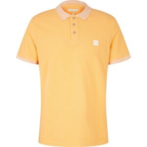 Tričko Tom Tailor žlutý melír / jasně oranžová