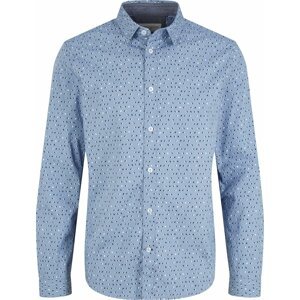 Košile Tom Tailor noční modrá / nebeská modř / bílá