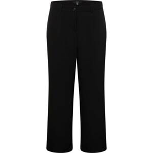 Kalhoty se sklady v pase 'LUNADESI' Vero Moda Curve černá