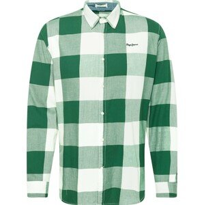 Košile 'FELIX' Pepe Jeans tmavě zelená / bílá