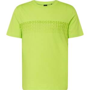 Tričko BOSS Green svítivě zelená