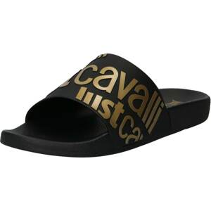 Plážová/koupací obuv Just Cavalli zlatá / černá