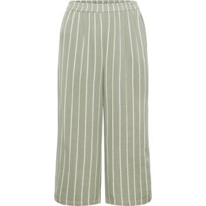 Kalhoty ONLY Carmakoma pastelově zelená / bílá