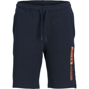 Kalhoty Jack & Jones Junior námořnická modř / oranžová